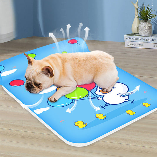 Cooling Dog & Cat mat: Breathable, Washable, Ice-Ready Comfort!